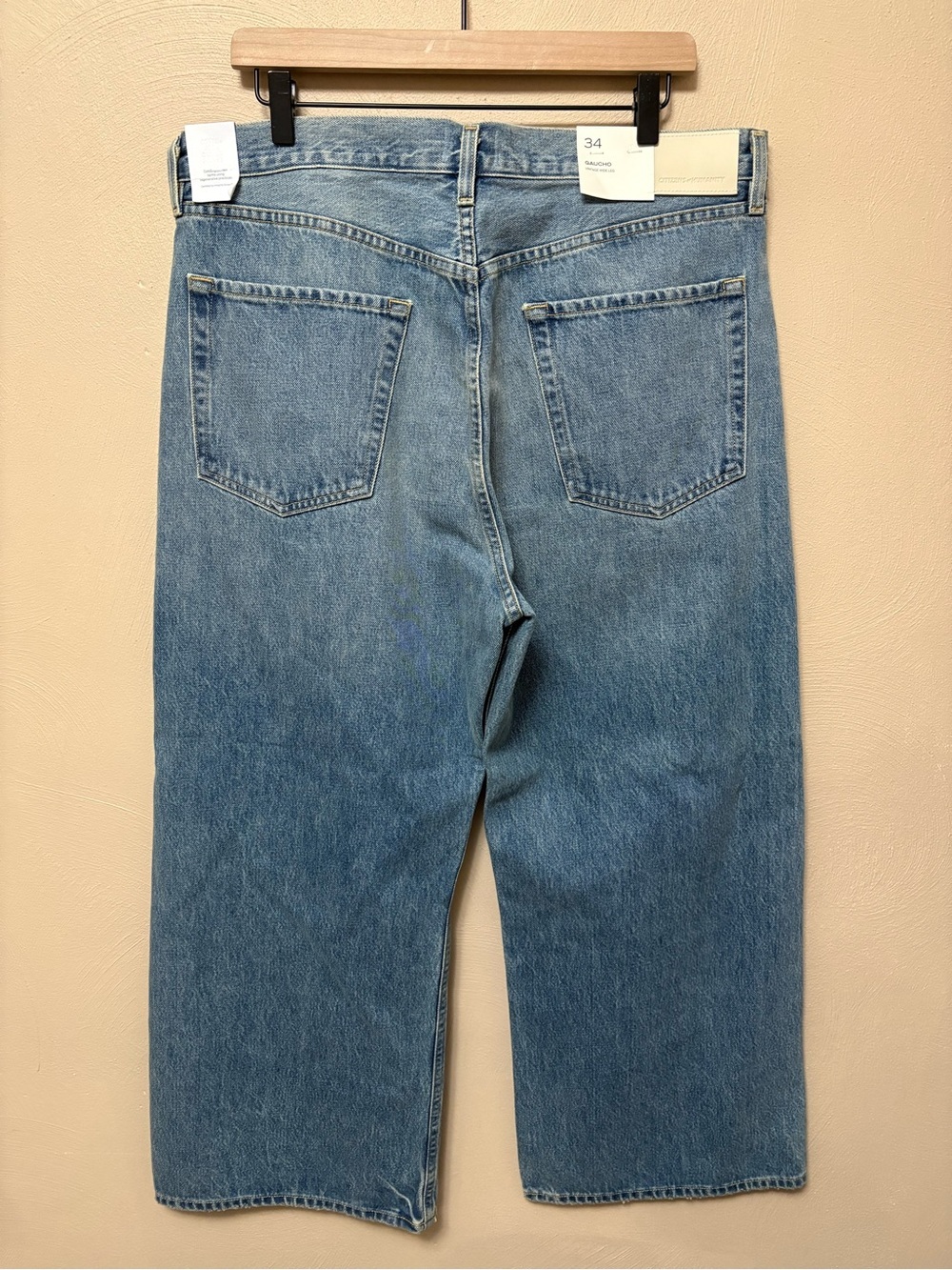 Citizens of Humanity Gaucho Vintage Wide Leg Jeans in Sodapop Size 34 NWT New - Picture 5 of 11